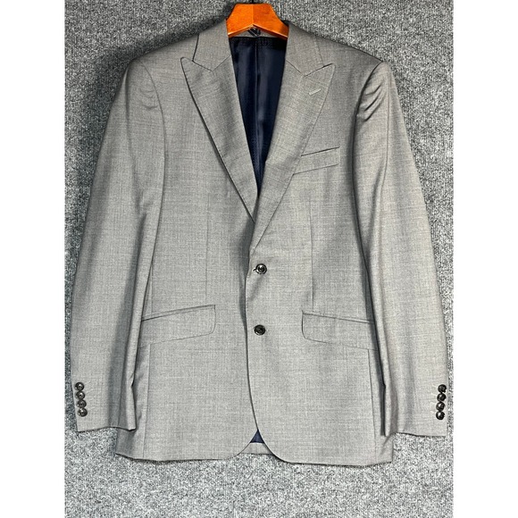 Hardy Amies Other - NWT Hardy Amies Savile Row London Men's Grey Wool Blazer Suit‎ Jacket 38R Slim